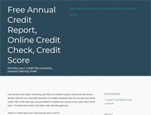 Tablet Screenshot of freeannualcreditreport.us